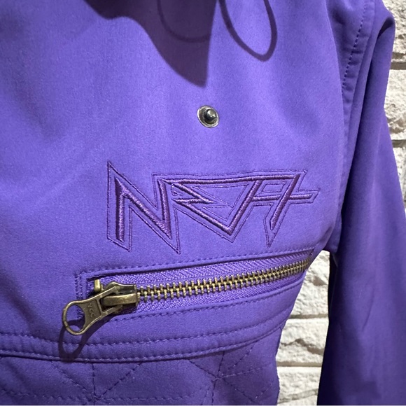 Neff Purple Studded Ski/Snowboarding Jacket - Picture 6 of 10